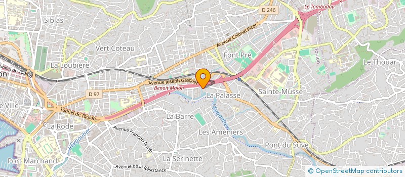 localisation de l'entreprise MADAME EUDOCHIA FLOREA  TOULON