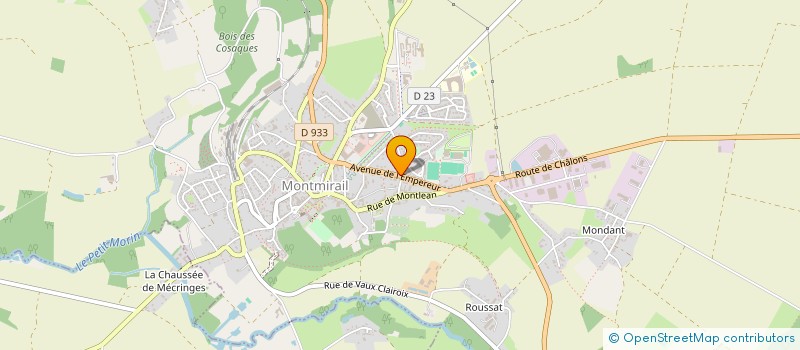 localisation de l'entreprise MADAME EUDOXIE SEKLOKA  MONTMIRAIL