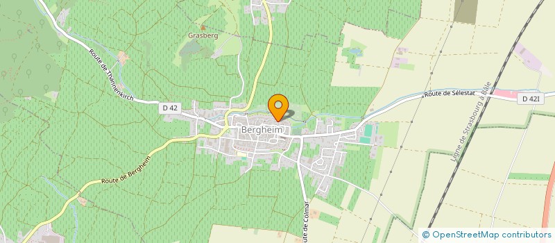 localisation de l'entreprise MADAME EUDOXIE ZARASOA  BERGHEIM