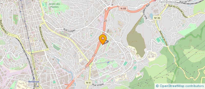 localisation de l'entreprise MADAME EUFRASIA GAROUAZE  SAINT-ETIENNE