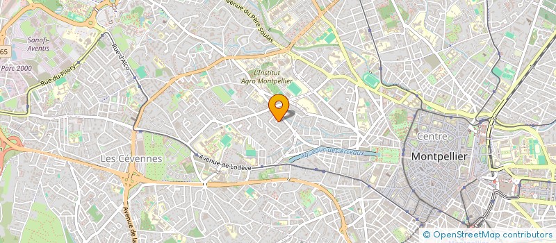 localisation de l'entreprise MADAME EUGELANDE BANDZOUZI à MONTPELLIER