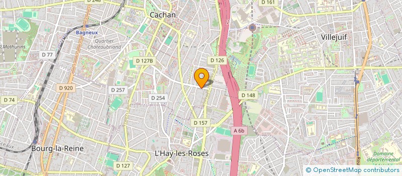 localisation de l'entreprise MADAME EUGENE KIM  CACHAN