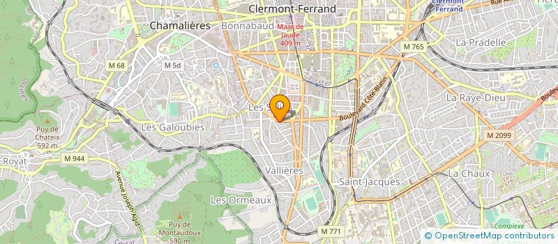 localisation de l'entreprise MADAME EUGENIA BAPTISTA FERREIRA ARAUJO  CLERMONT-FERRAND