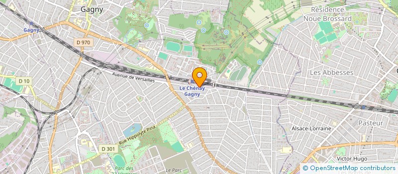 localisation de l'entreprise MADAME EUGENIA CHELE  GAGNY