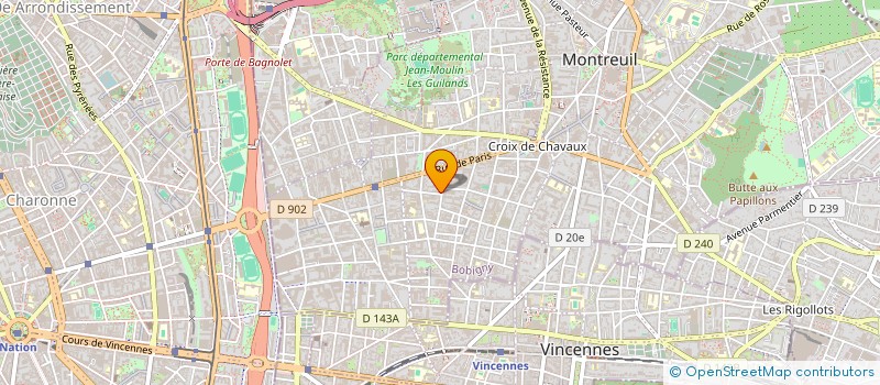 localisation de l'entreprise MADAME EUGENIA DEMNIEVSKA à MONTREUIL