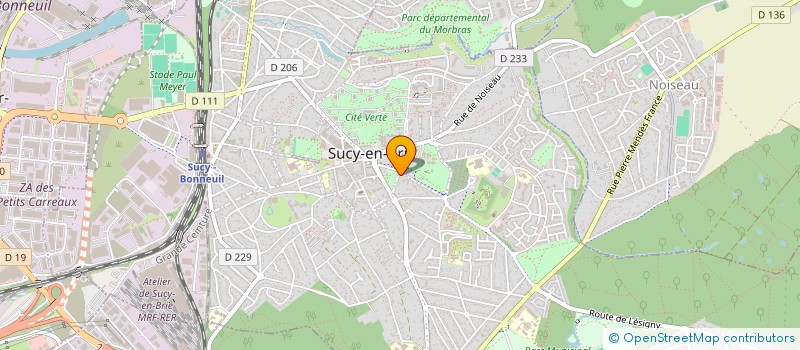 localisation de l'entreprise MADAME EUGENIA DJABAROVA  SUCY-EN-BRIE