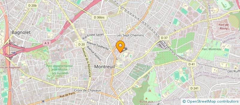 localisation de l'entreprise MADAME EUGENIA DULGHIERU à MONTREUIL