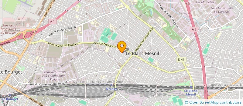 localisation de l'entreprise MADAME EUGENIA MAMALIGA à LE BLANC-MESNIL