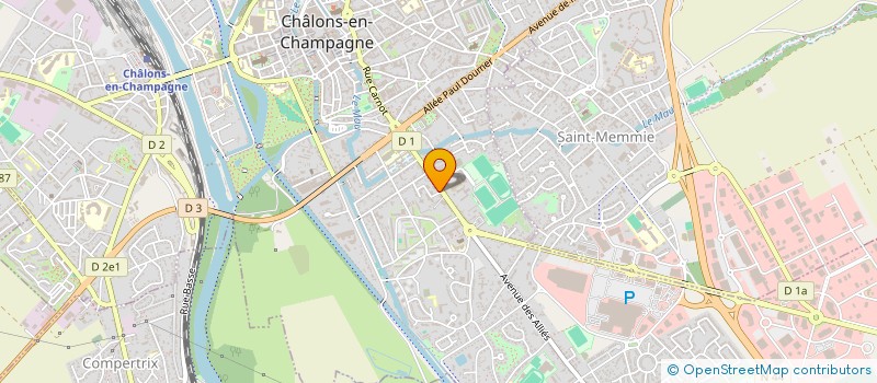 localisation de l'entreprise MADAME EUGENIA OUEDRAOGO  CHALONS-EN-CHAMPAGNE