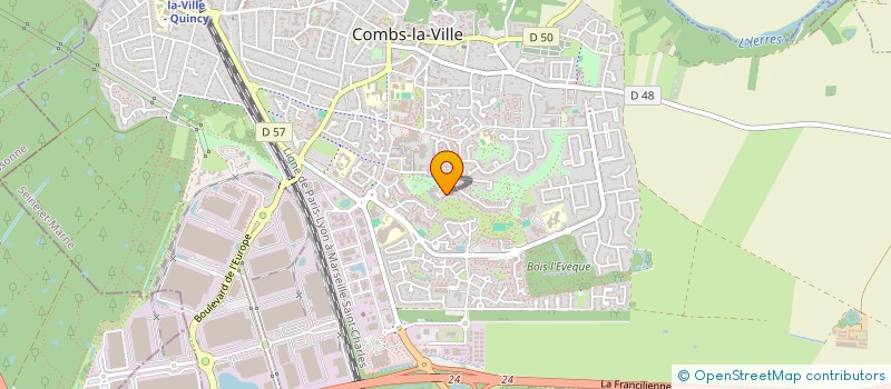 localisation de l'entreprise MADAME EUGENIA PEREIRA MARINHO  COMBS-LA-VILLE