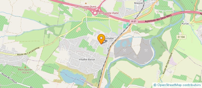 localisation de l'entreprise MADAME EUGENIA VENDRAME  CARCASSONNE