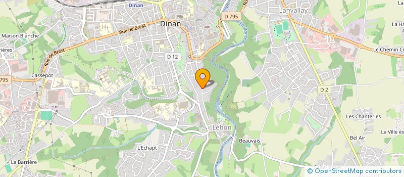 localisation de l'entreprise MADAME EUGENIE ANDRE à DINAN