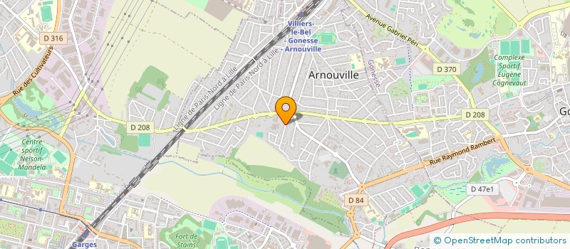 localisation de l'entreprise MADAME EUGENIE BAGHDASSARIAN  ARNOUVILLE