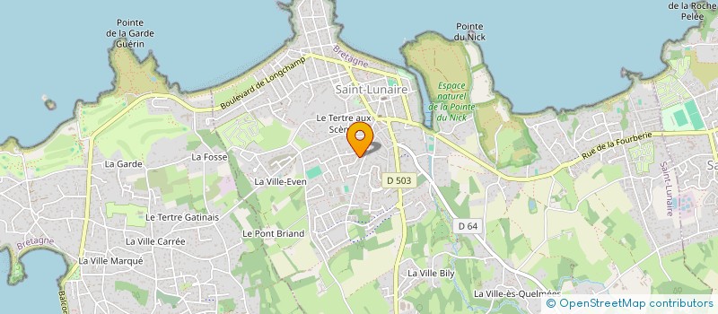 localisation de l'entreprise MADAME EUGENIE BASLE  SAINT-LUNAIRE