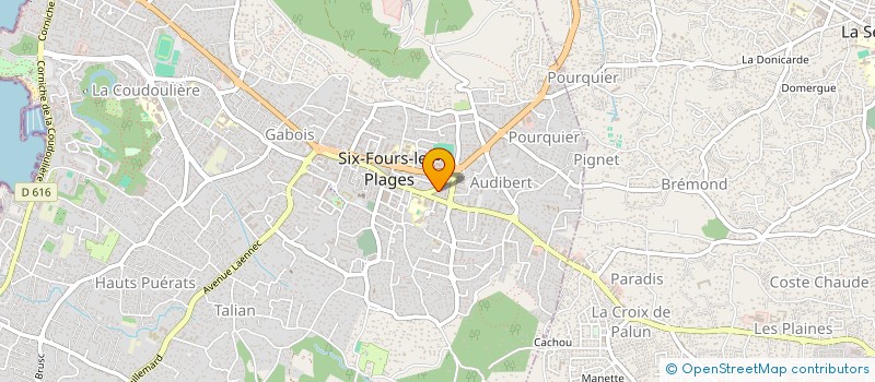 localisation de l'entreprise MADAME EUGENIE BEAUCOURT à SIX-FOURS-LES-PLAGES