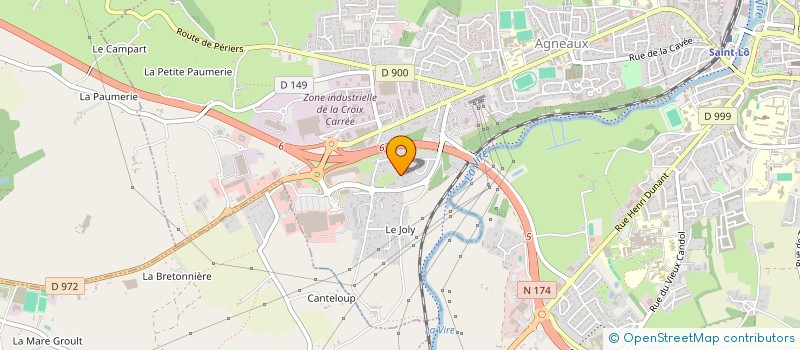 localisation de l'entreprise MADAME EUGENIE BELO  AGNEAUX