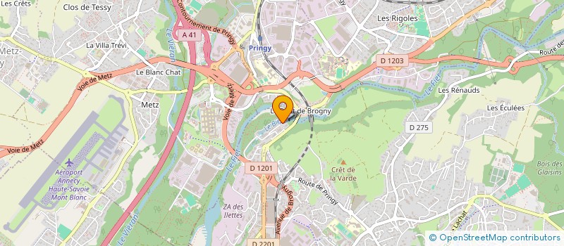 localisation de l'entreprise MADAME EUGENIE BERNARD  ANNECY