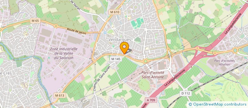 localisation de l'entreprise MADAME EUGENIE BERTHOUT à VENDARGUES