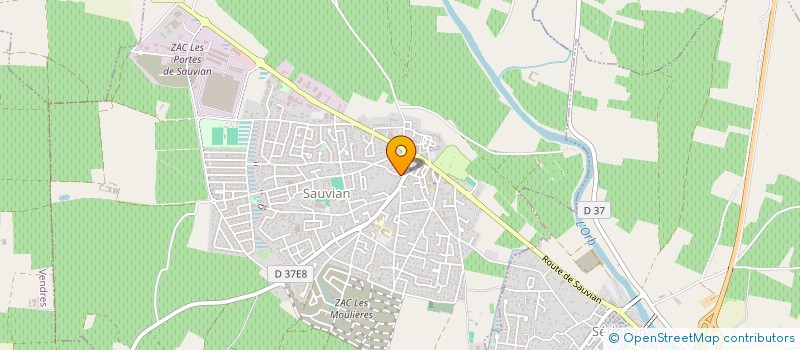 localisation de l'entreprise MADAME EUGENIE BONHUIL  SAUVIAN