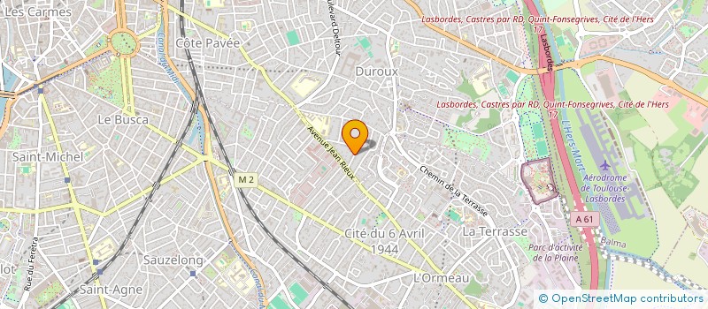 localisation de l'entreprise MADAME EUGENIE BRAITEAU à TOULOUSE