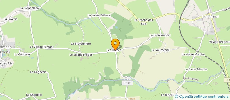 localisation de l'entreprise MADAME EUGENIE BRIERE  HUDIMESNIL