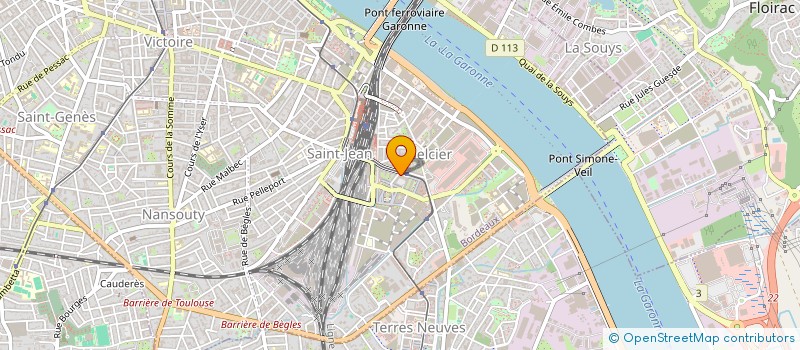 localisation de l'entreprise MADAME EUGENIE BROUSTET  BORDEAUX