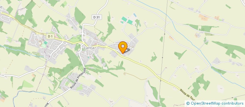 localisation de l'entreprise MADAME EUGENIE BRUEL  LANTA