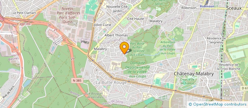 localisation de l'entreprise MADAME EUGENIE CAMPEIS à CHATENAY-MALABRY
