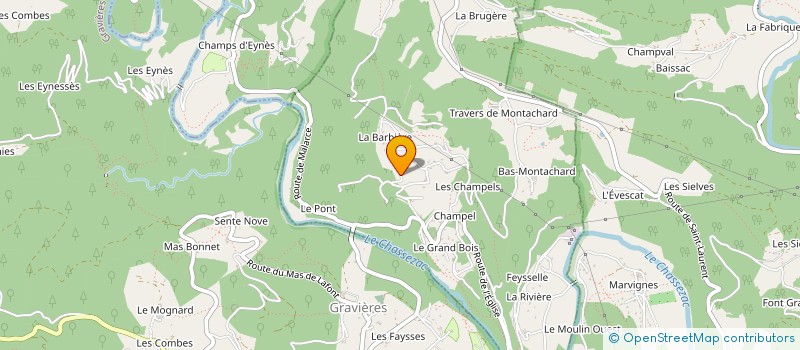 localisation de l'entreprise MADAME EUGENIE CARON  LABLACHERE