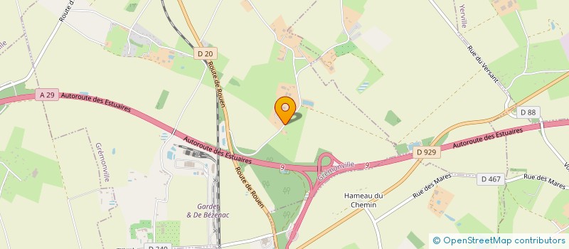 localisation de l'entreprise MADAME EUGENIE CARPENTIER  GREMONVILLE