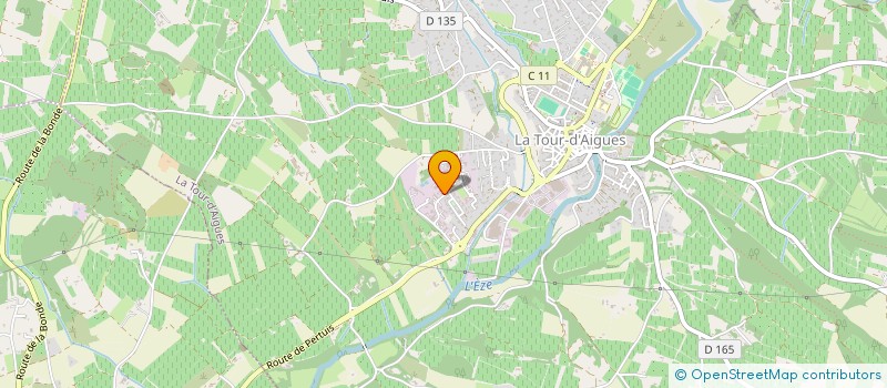 localisation de l'entreprise MADAME EUGENIE CECCALDI à LA TOUR-D'AIGUES