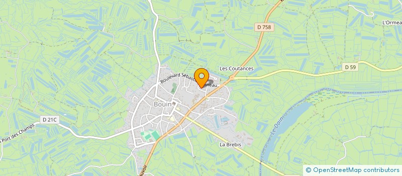 localisation de l'entreprise MADAME EUGENIE CHAILLOUX  BEAUVOIR-SUR-MER