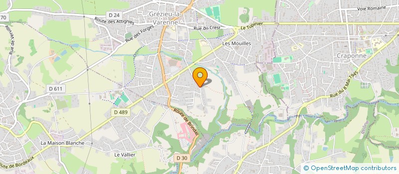 localisation de l'entreprise MADAME EUGENIE CHICHKINA à GREZIEU-LA-VARENNE