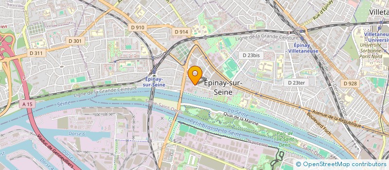 localisation de l'entreprise MADAME EUGENIE CLABAUT à EPINAY-SUR-SEINE