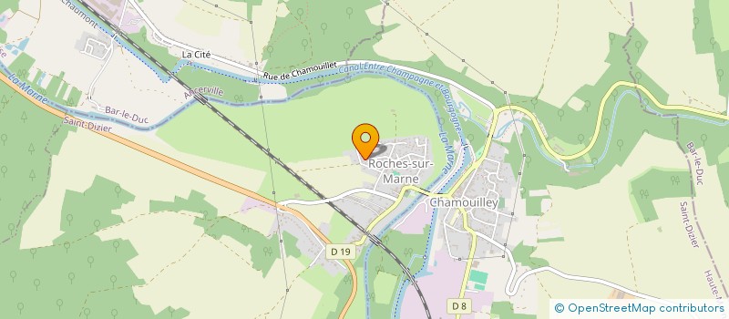 localisation de l'entreprise MADAME EUGENIE CLAUDE  ROCHES-SUR-MARNE