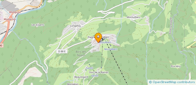 localisation de l'entreprise MADAME EUGENIE CLERICI à AIME-LA-PLAGNE