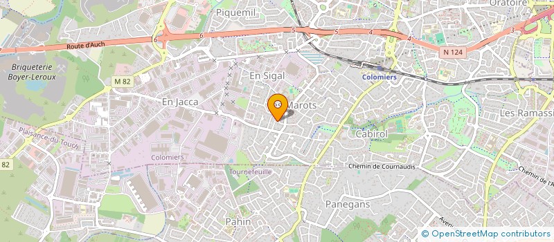 localisation de l'entreprise MADAME EUGENIE CONDOMINES à COLOMIERS