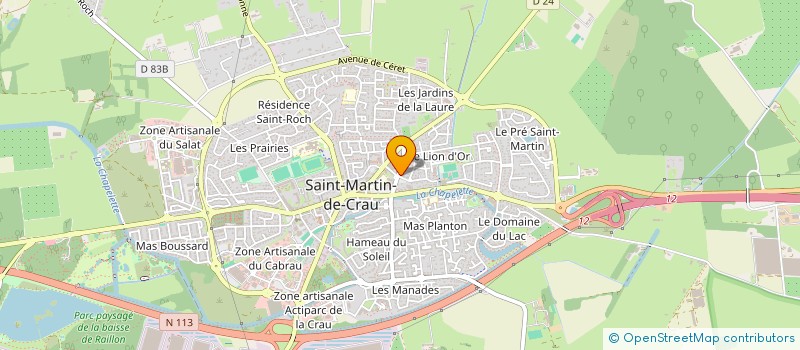 localisation de l'entreprise MADAME EUGENIE CORDOVANI  SAINT-MARTIN-DE-CRAU
