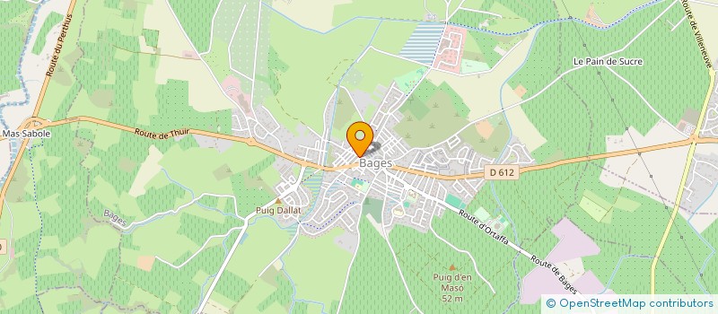 localisation de l'entreprise MADAME EUGENIE CREMADEILS  BAGES