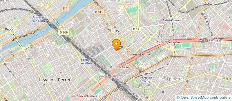 localisation de l'entreprise MADAME EUGENIE CUYNET à CLICHY