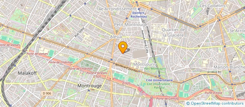 localisation de l'entreprise MADAME EUGENIE DE LAUZON à PARIS