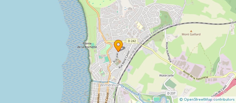 localisation de l'entreprise MADAME EUGENIE DE WAZIERES  WIMEREUX