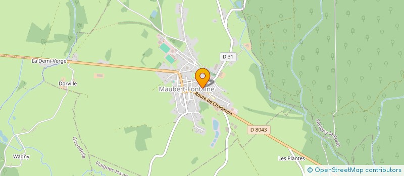 localisation de l'entreprise MADAME EUGENIE DEBESSE à ETEIGNIERES