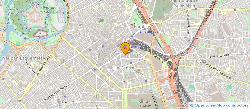 localisation de l'entreprise MADAME EUGENIE DELOISON à LILLE