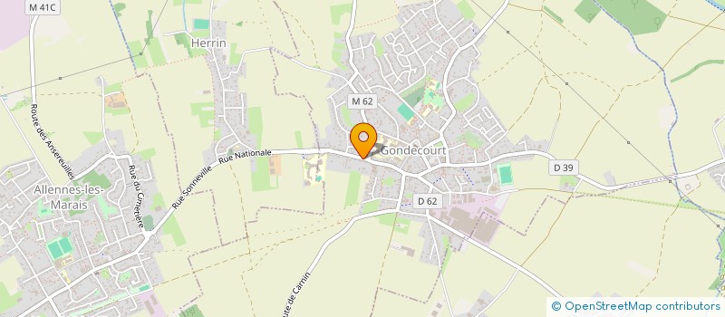 localisation de l'entreprise MADAME EUGENIE DEMAY  GONDECOURT