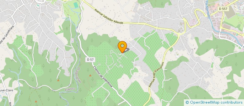 localisation de l'entreprise MADAME EUGENIE DEMOUY à DRAGUIGNAN