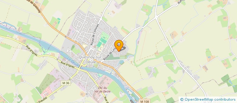 localisation de l'entreprise MADAME EUGENIE DUFLOS  QUESNOY-SUR-DEULE