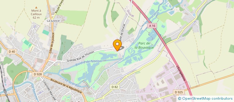 localisation de l'entreprise MADAME EUGENIE DUPRE à ABBEVILLE