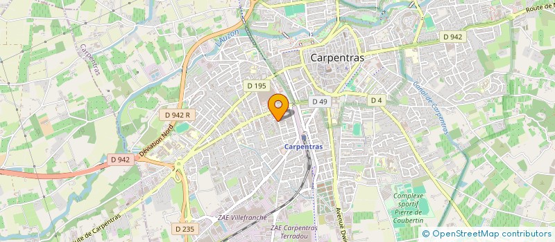 localisation de l'entreprise MADAME EUGENIE DUSEIGNEUR  CARPENTRAS