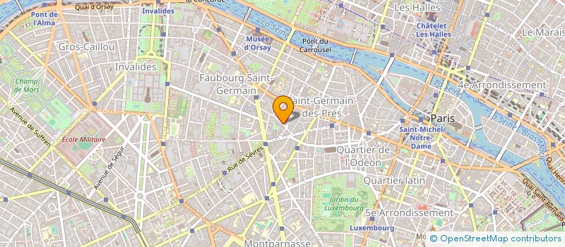 localisation de l'entreprise MADAME EUGENIE EGGER  PARIS